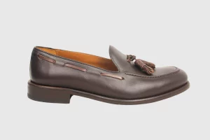 MOCASÍN BORLAS MARRÓN