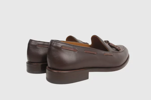 MOCASÍN BORLAS MARRÓN - Imagen 3