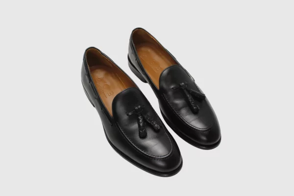 MOCASÍN BORLAS NEGRO - Imagen 4